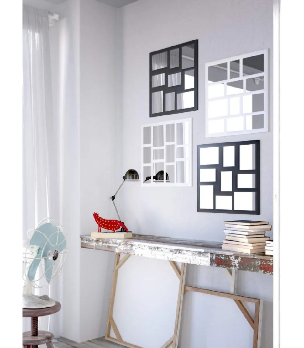 Specchiera Domino, 100% Made In Italy.