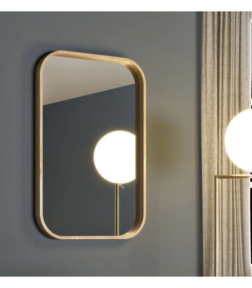 Specchiera Jerome 2.0 Wood, Made In Italy.