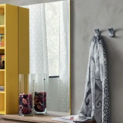 Specchiera Senza Conrnice Con Pannello Di Supporto, H. 109 Cm E Disponibile In 2 Larghezze, 27 E 60 Cm.