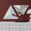 Specchiera Triangolare Imperia, 100% Made In Italy.