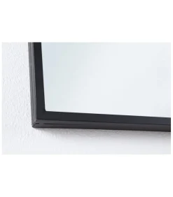 Specchio Con Cuscino Window Nucleos Nero