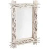 Specchio Sahel Sp Struttura In Rami Di Teak