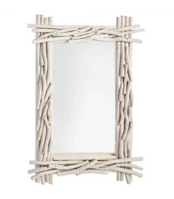 Specchio Sahel Sp Struttura In Rami Di Teak
