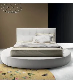 Special, Letto Imbottito Rotondo Con Contenitore Originalissimo E Decorativo