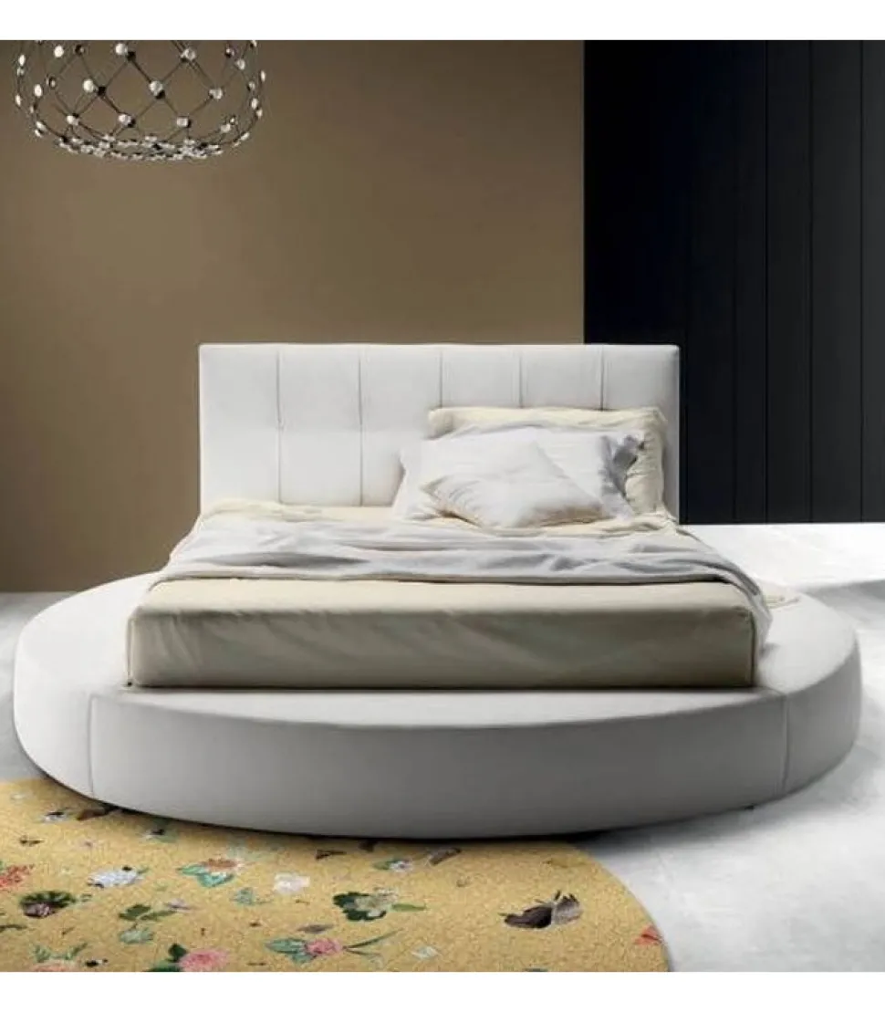 Special, Letto Imbottito Rotondo Con Contenitore Originalissimo E Decorativo