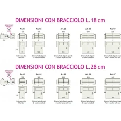 Spike, Divano Letto Con Imbottiture In Misto Piuma