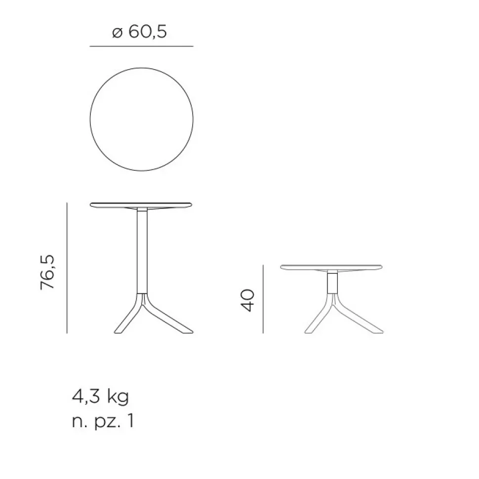 Spritz, Tavolo Colorato Per Esterno