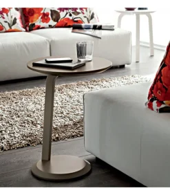 Tavolino Alto Rotondo Ta 377/1G Diametro 40 Cm