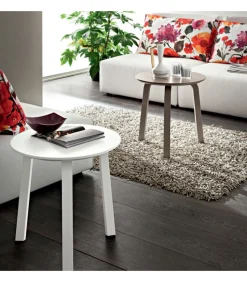 Tavolino Alto Rotondo Ta 377/3G Diametro 47 Cm