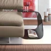Tavolino Beside In Vetro, Made In Italy.