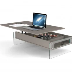 Tavolino Multifunzione London Quadrato, Diventa Una Scrivania