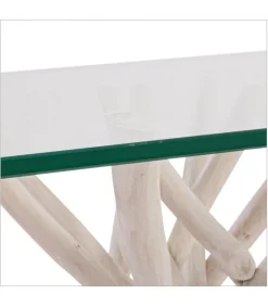 Tavolino Sahel 110 X 60 Struttura In Rami Di Teak