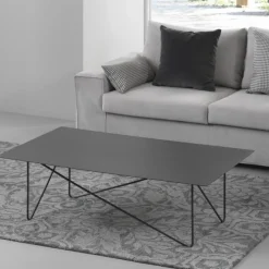 Tavolino Shape Rettangolare Acciaio Verniciato Vari Colori