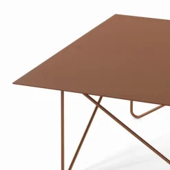 Tavolino Shape Rettangolare Acciaio Verniciato Vari Colori