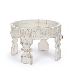 Tavolino Yasir Bianco D50