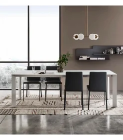 Tavolo Allungabile Dafne, Di Maronese Acf, Made In Italy.