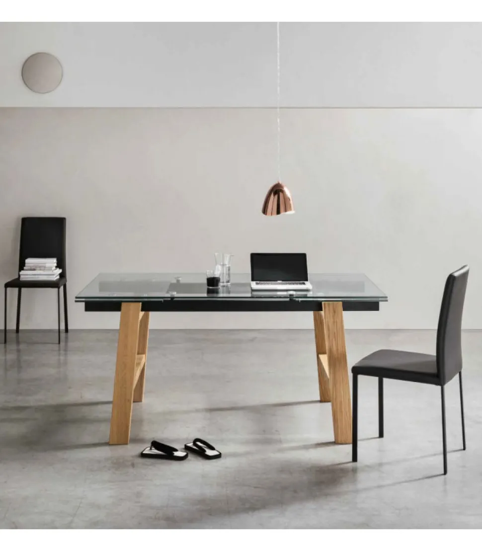 Tavolo Allungabile Felix Di Maronese Acf, 100% Made In Italy.