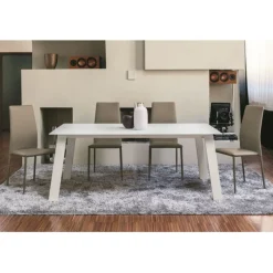 Tavolo Allungabile Kalua, Con Ampia Allunga Laterale