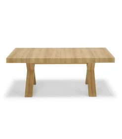 Tavolo Allungabile Monaco - Design Elegante Con Gambe Ad X, Sistema Di Allunga Brevettato