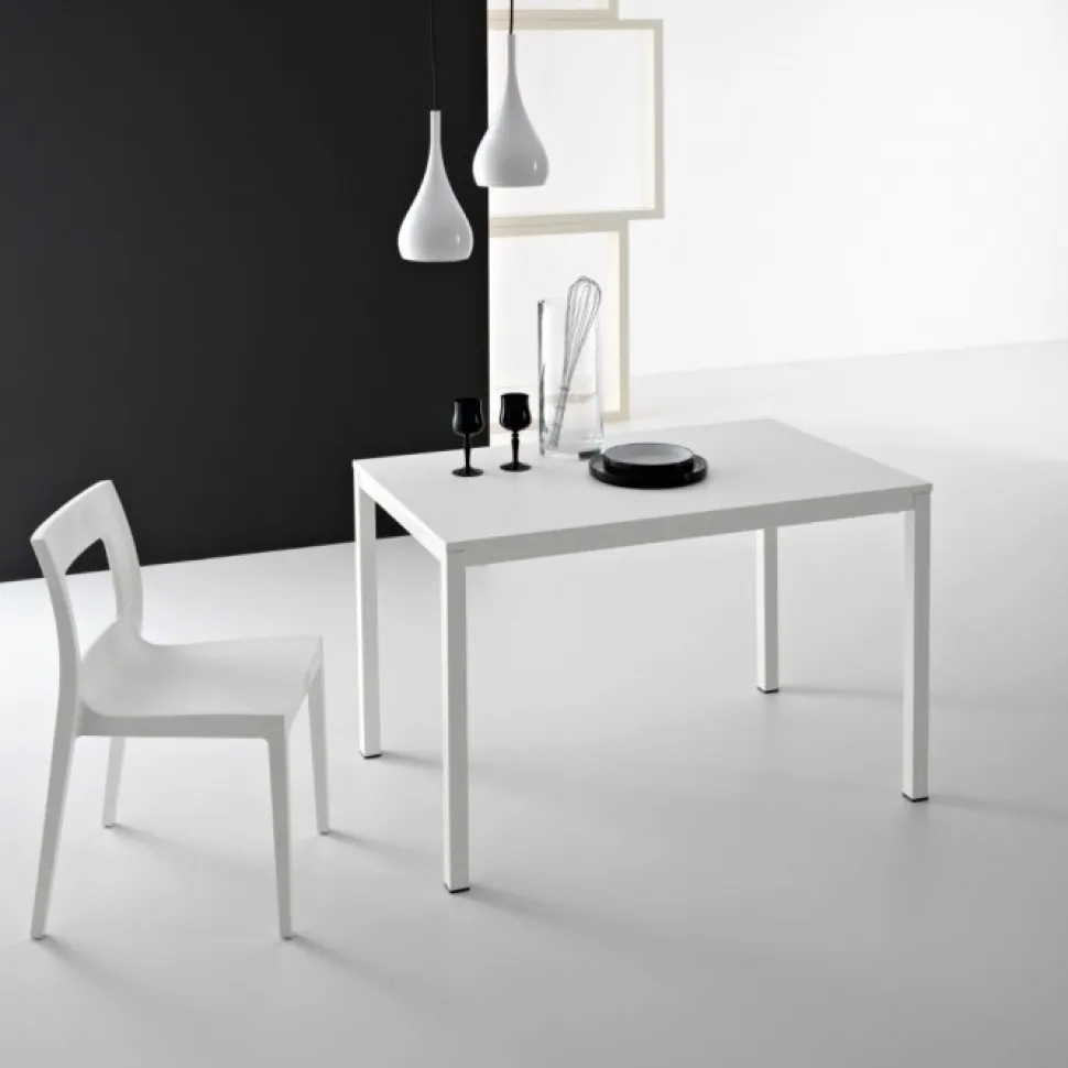 Tavolo Allungabile Plutone Allungabile Con Basamento In Metallo