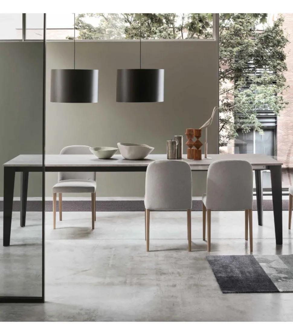 Tavolo Allungabile Royal Di Maronese Acf, Made In Italy.