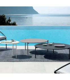 Tavolo Aria Ta Con Piano Rotondo.