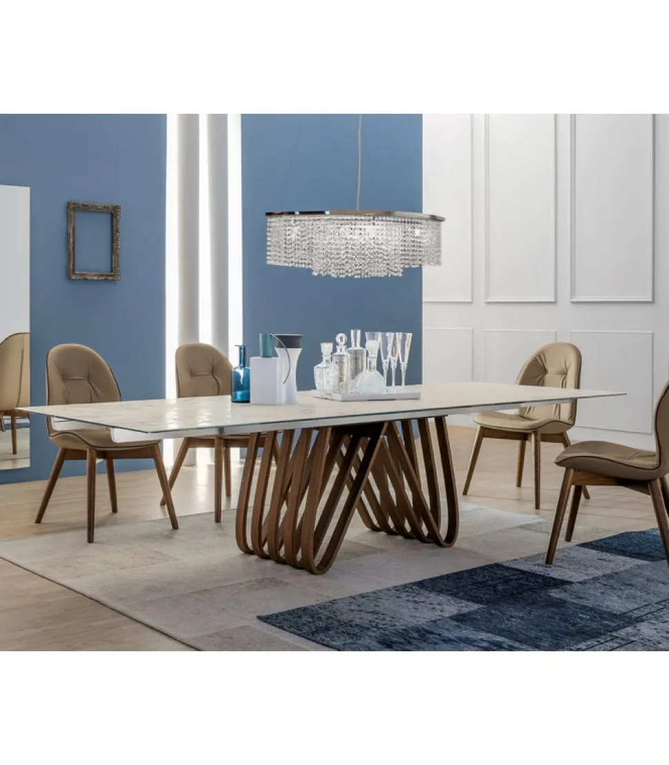 Tavolo Arpa, Fisso O Allungabile.