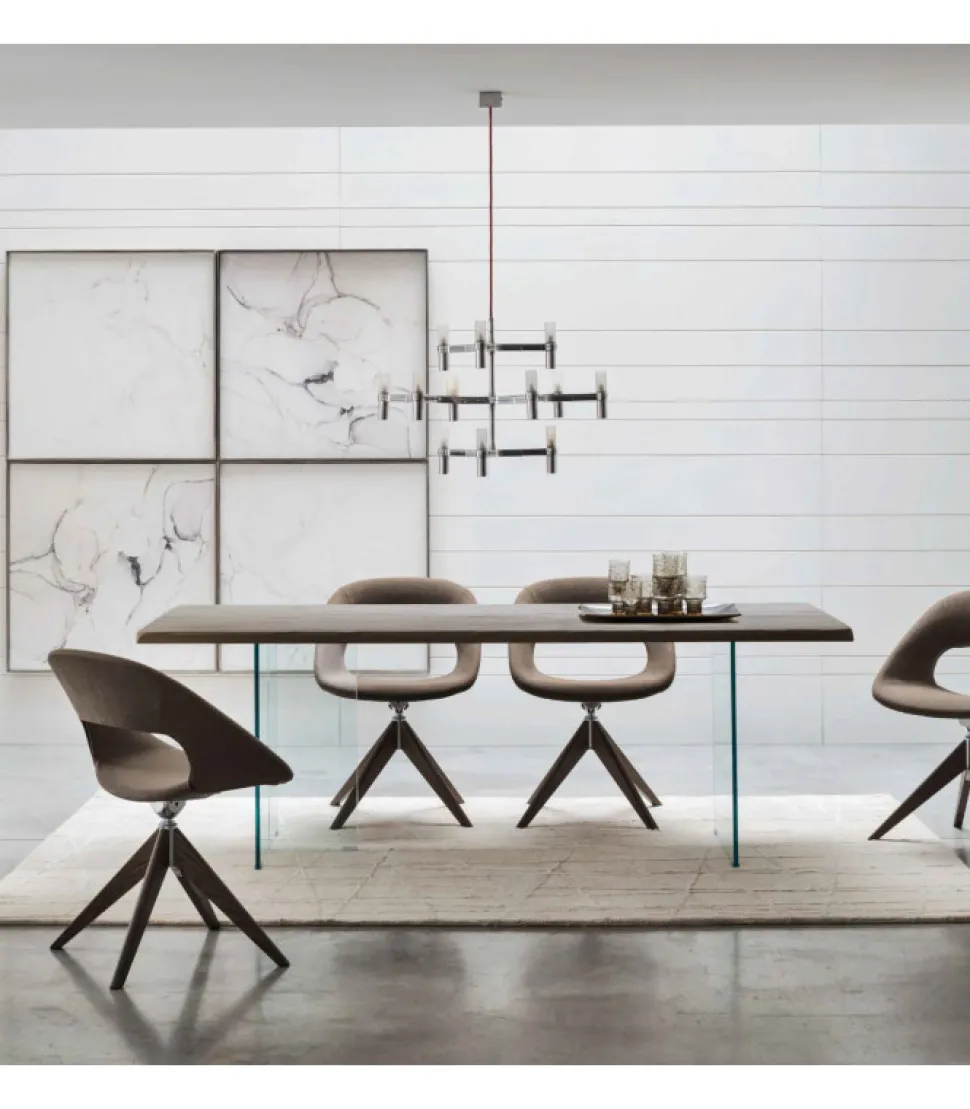 Tavolo Cleo Di Maronese Acf, 100% Made In Italy.