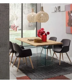 Tavolo Cleo Di Maronese Acf, 100% Made In Italy.