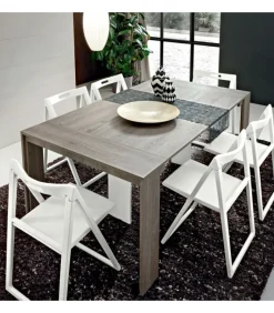 Tavolo Consolle Allungabile T180, Si Estende Fino A 180 Cm - Made In Iitaly