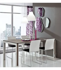 Tavolo Consolle Allungabile M311, Si Estende Fino A 311 Cm - Made In Iitaly