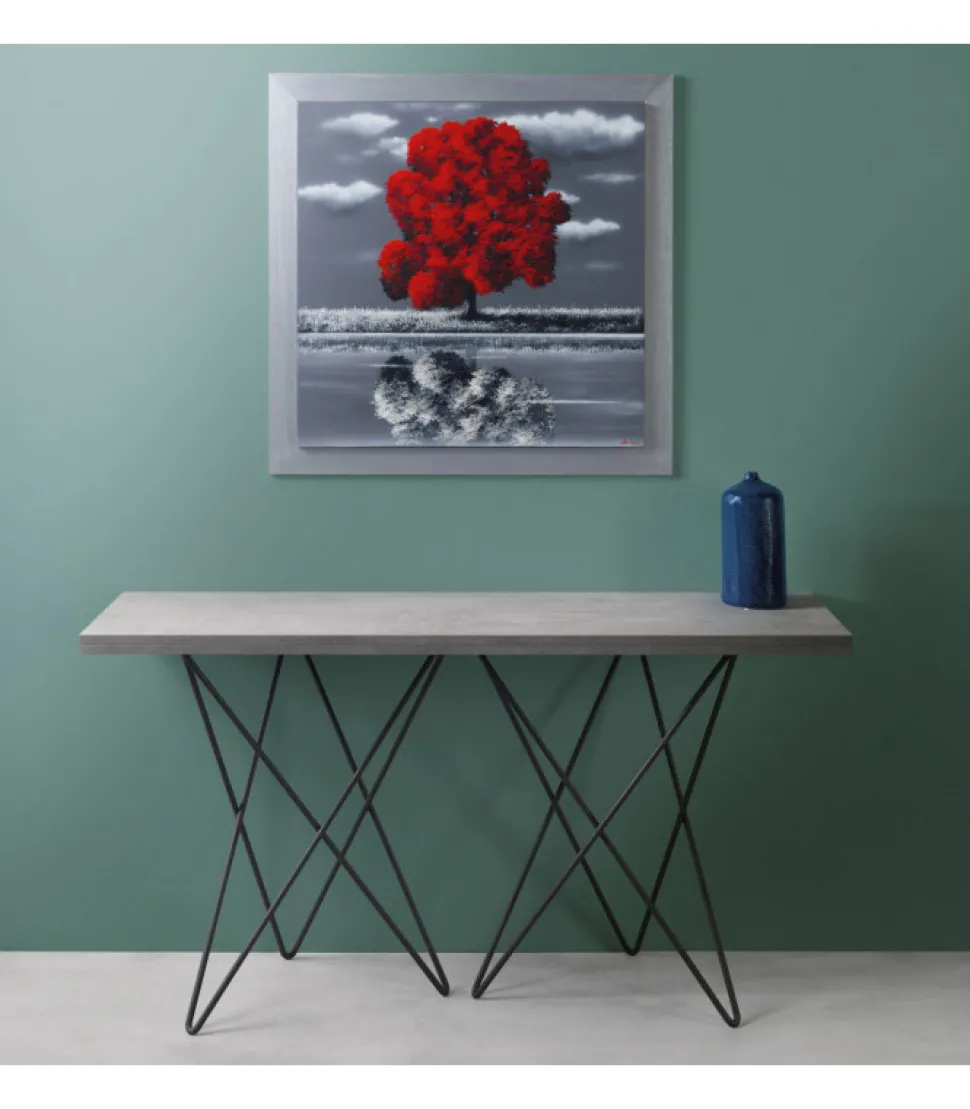 Tavolo Consolle Trasformabile Con Apertura A Libro