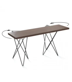 Tavolo Consolle Trasformabile Con Apertura A Libro