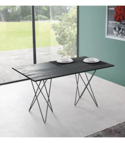 Tavolo Consolle Trasformabile Con Apertura A Libro