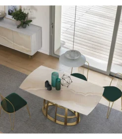 Tavolo Cosmos 160 Allungabile, Made In Italy.