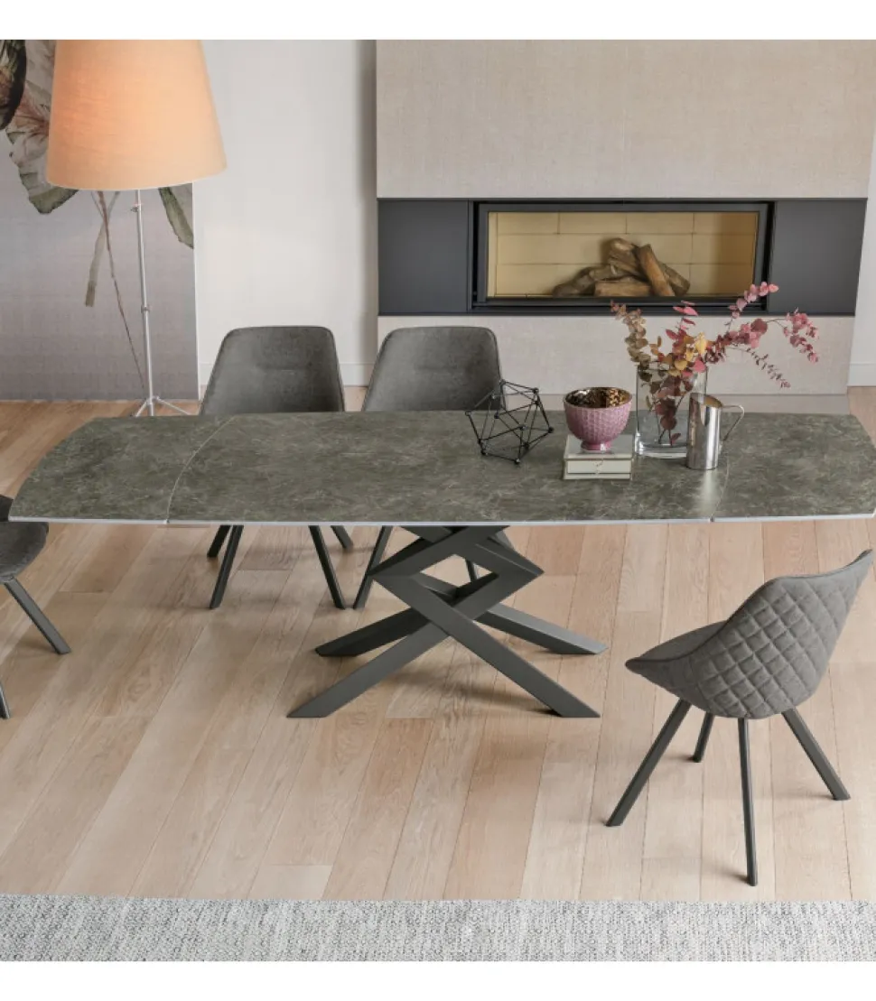 Tavolo Cross, 100% Made In Italy.