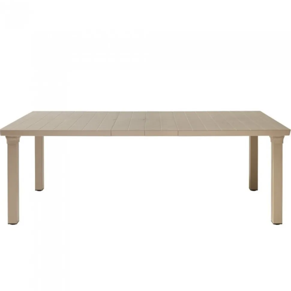 Tavolo Da Giardino Per 3 Di Scab, Con Piano Allungabile Da 170 A 220 Cm In Tecnopolimero.
