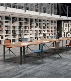 Tavolo Da Riunione X7, 100% Made In Italy.