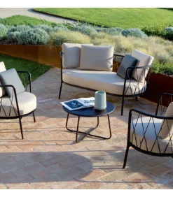 Tavolo Daisy Ta, Con Piano Rotondo.