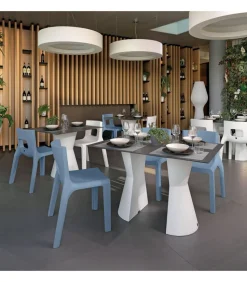 Tavolo Dot Tr Con Piano In Hpl.