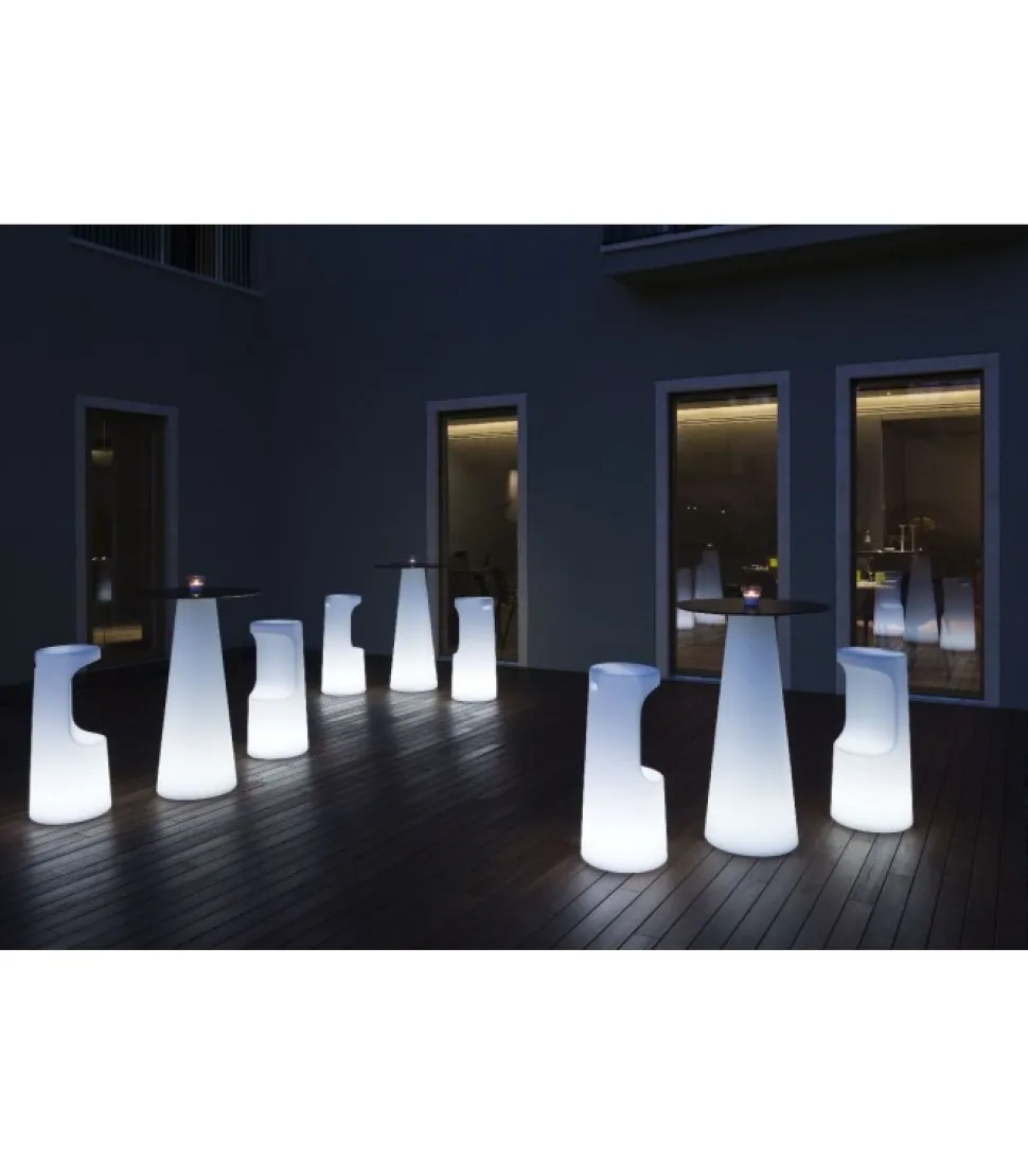 Tavolo Fura Di Plust, In Polietilene Per L'Outdoor, Con Certificazione Catas E "Made In Italy".