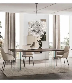 Tavolo Gelius Di Maronese Acf, 100% Made In Italy.