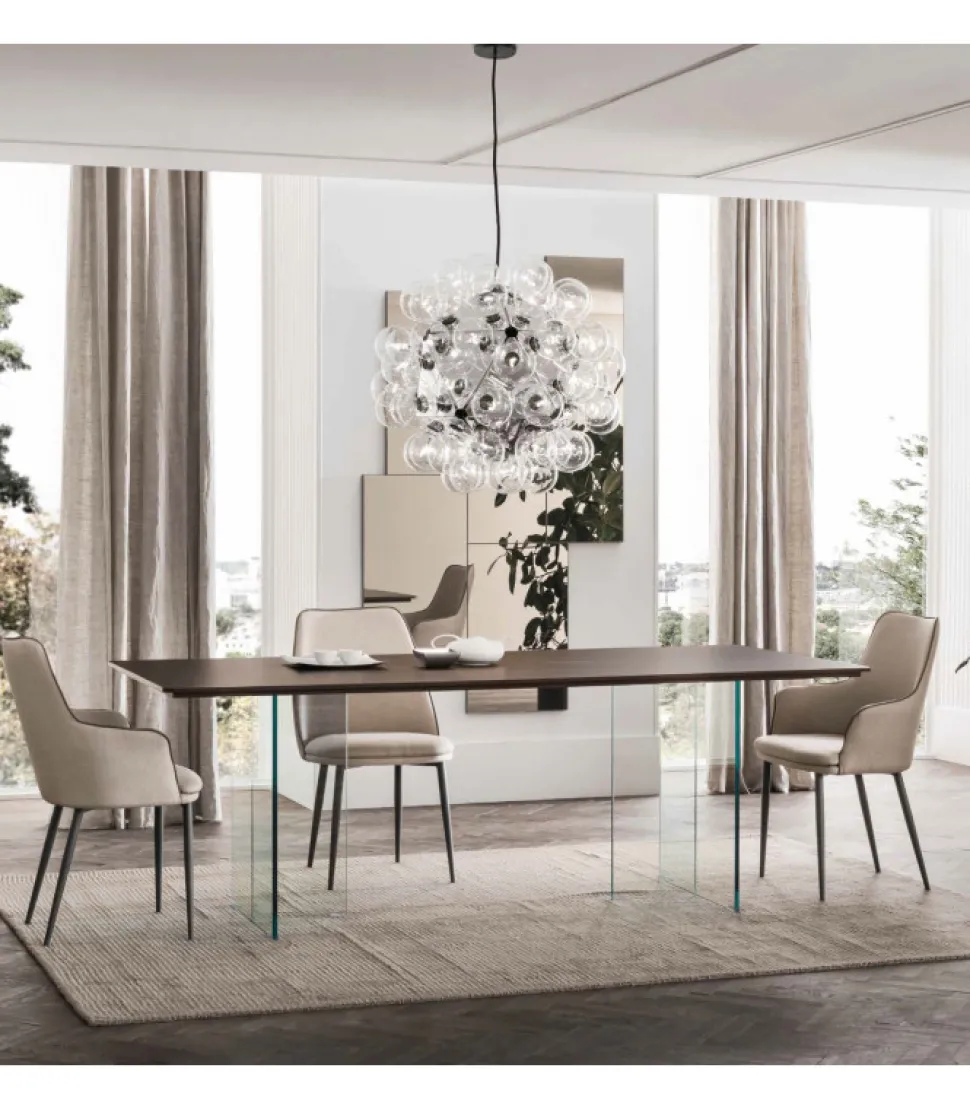 Tavolo Gelius Di Maronese Acf, 100% Made In Italy.