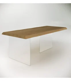 Tavolo In Legno Massiccio Lavorato Artigianalmente