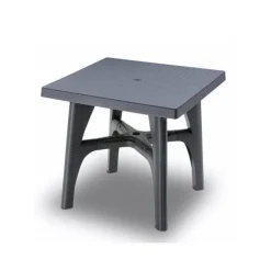 Tavolo Intrecciato 80 Di Scab, Realizzato In Tecnopolimero Resistente A Qualsiasi Temperatura E Agente Atmosferico.