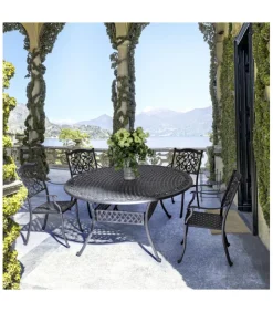 Tavolo Ivrea Ov 200X150 Antracite