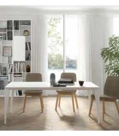 Tavolo Marilyn Con Struttura In Acciaio.