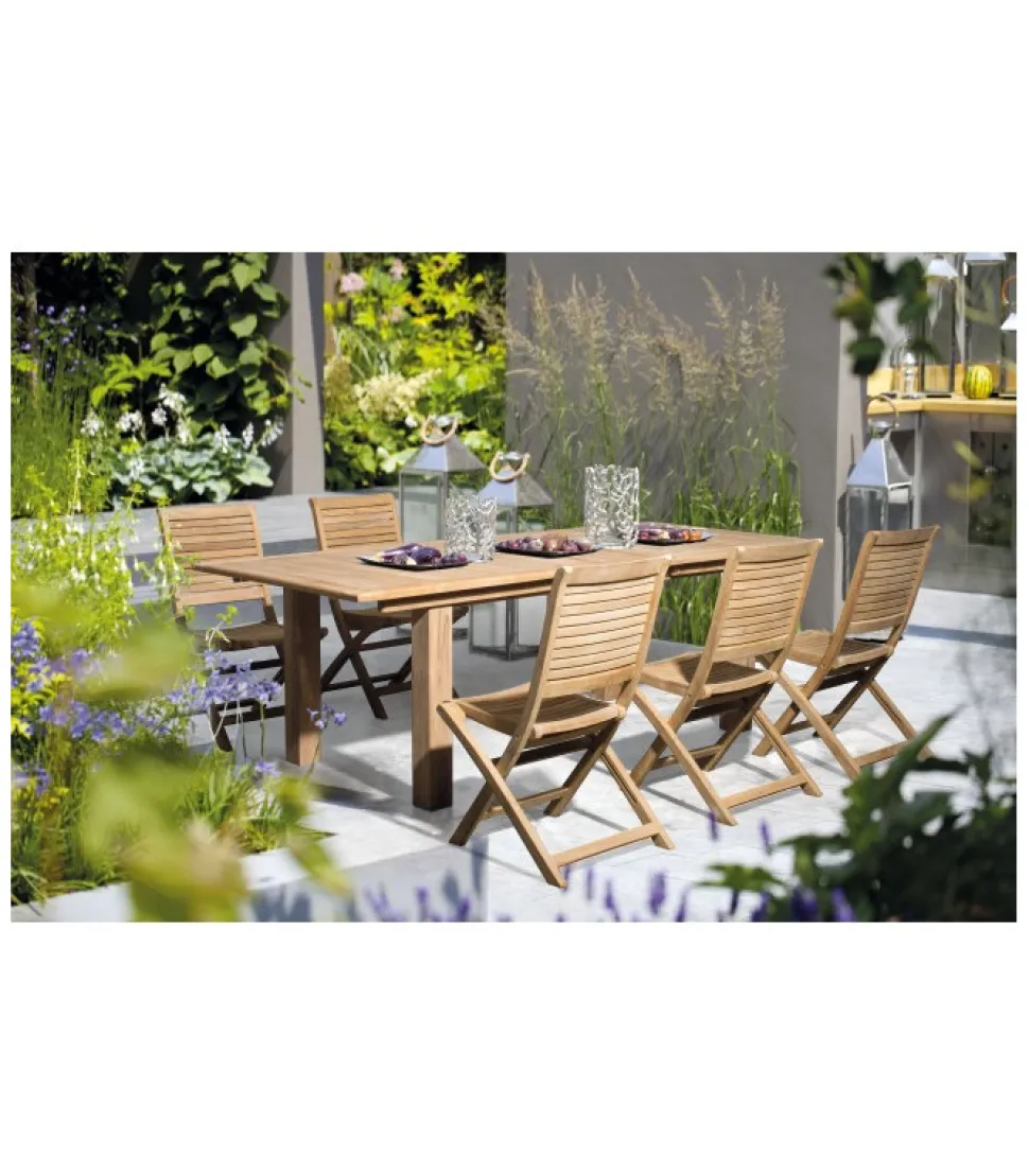 Tavolo Maryland Rett All. 180-240X100