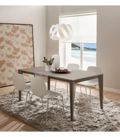 Tavolo Moderno Allungabile E Fisso Con Misure Da 120 Fino A 160 Cm. Art Tv132