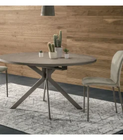 Tavolo Olimpo Rotondo E Allungabile.